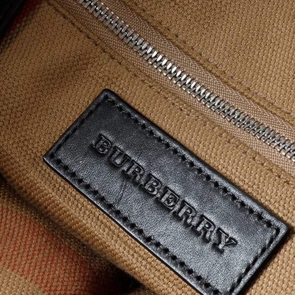 Burberry Maidstone Black Leather Tote - Picture 14 of 16
